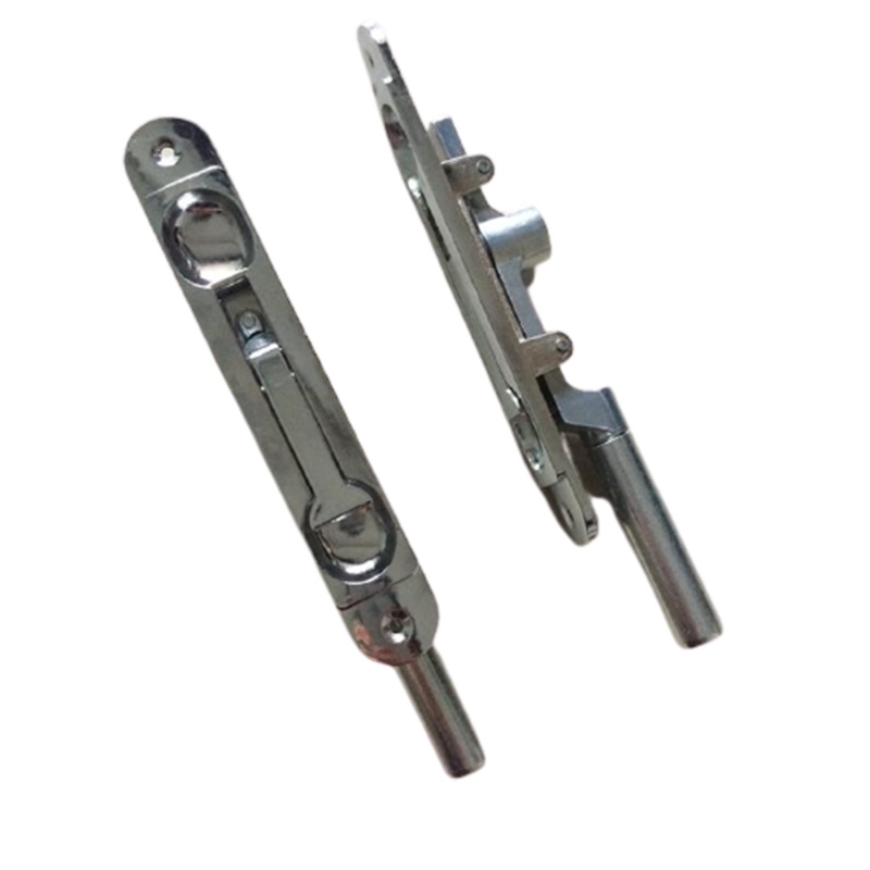 防盗门暗插销6寸圆头大门子母门暗插锁不锈钢门大门天地插销锁