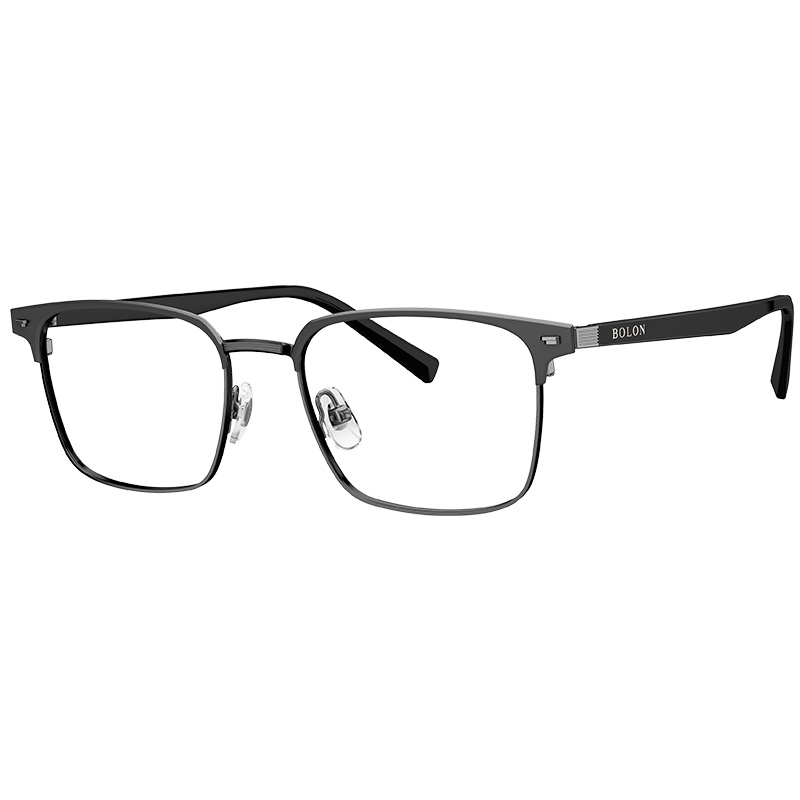 BOLON暴龙近视眼镜眉框眼镜架合金材质镜架商务眼镜框男BJ7168