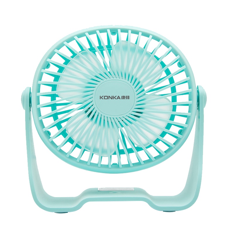 康佳(KONKA) 电风扇 台式落地小风扇 节能静音 摇头 机械控制 3档正常风 风扇 电扇 转页扇 KF-07U100