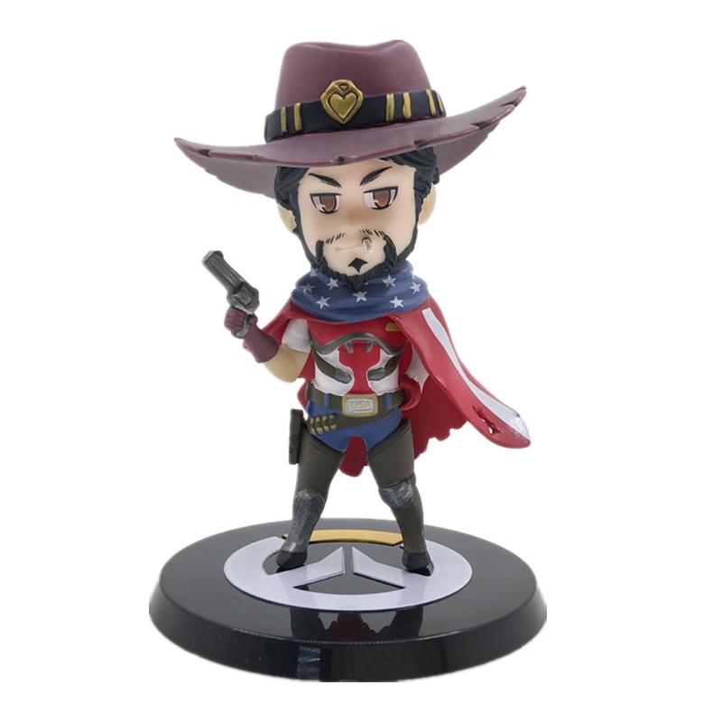 守望先锋手办 Q版 麦克雷 A款 二次元模型玩具摆件