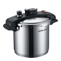 苏泊尔(SUPOR)压力锅YW22M1巧易旋 304不锈钢压力快锅 6L 明火电磁炉适用