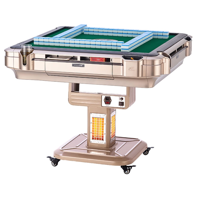 创世人 JK至尊麻将机全自动折叠餐桌两用电动麻将桌家用四口USB麻将机多功能带USB手机充电烟灰缸水杯托