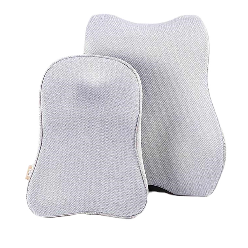 铭座 汽车靠垫靠背座椅腰枕+头枕