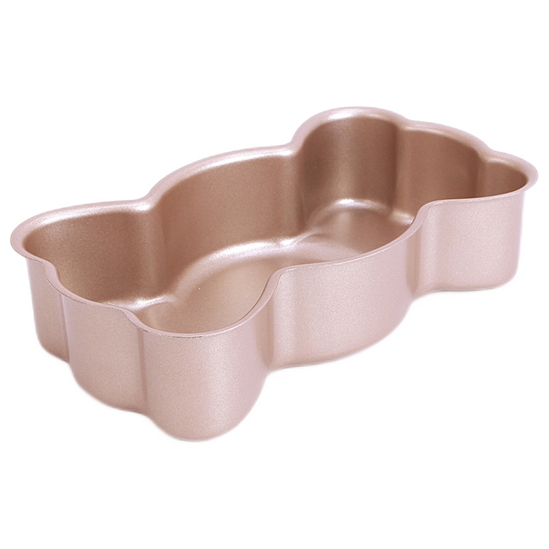 学厨 CHEF MADE 蛋糕模具 领结糖果型不粘芝士乳酪蛋糕模212*120*49金色厨房工具 WK9141