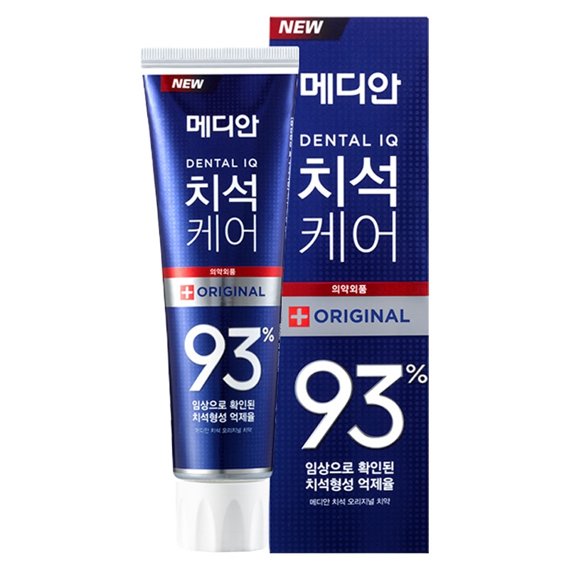 MEDIAN麦迪安 清除93%牙结石 防牙石牙渍牙膏 绿茶薄荷味 120g 三支装