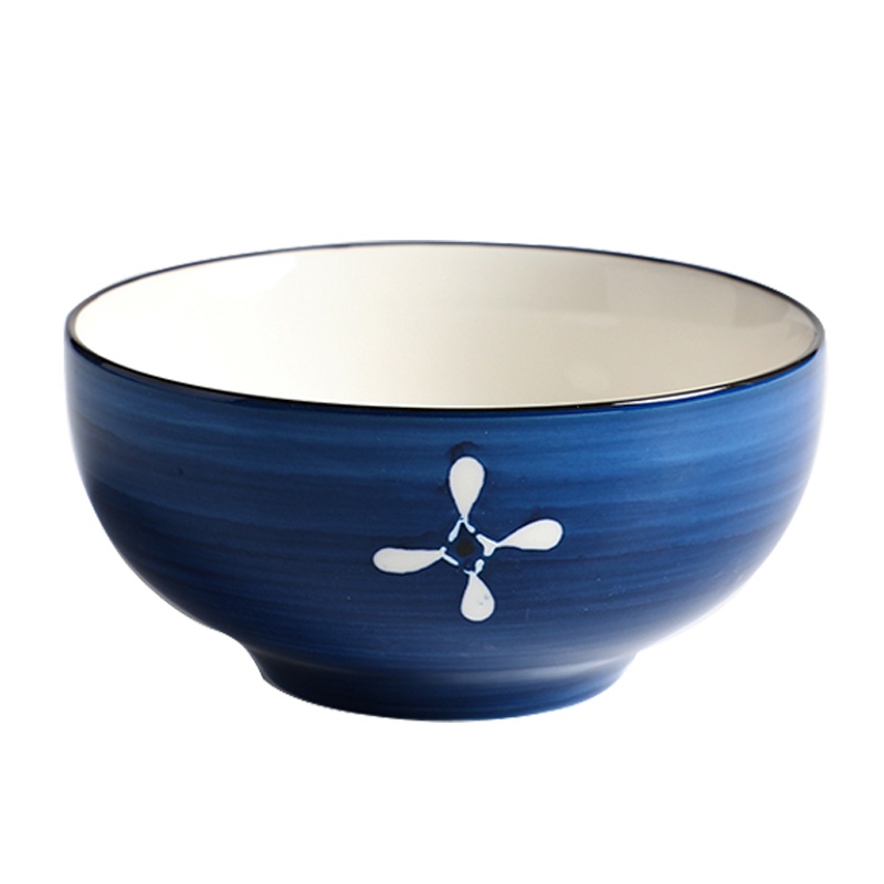 富昱景 日式和风餐具陶瓷家用创意饭碗吃面碗沙拉碗7寸