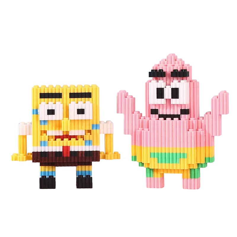 乐加酷 小颗粒拼装拼插积木儿童微钻石益智玩具立体成人礼物卡通美少女