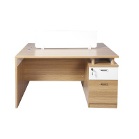 【万保】板式电脑桌 现代简约职员桌 单人位办公桌