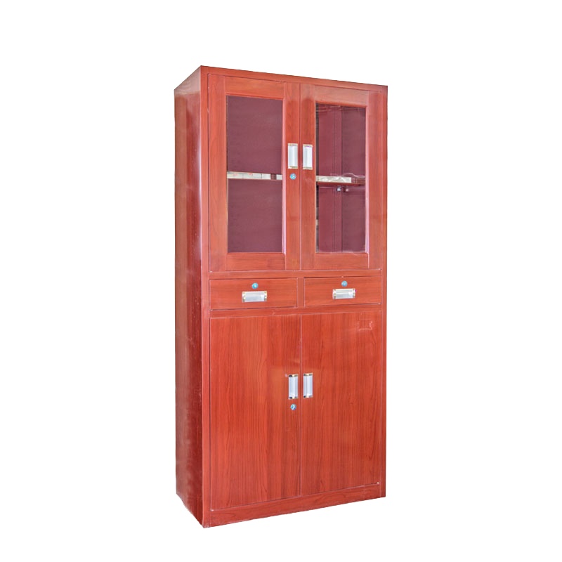 [硕辉]转印中二斗柜(红榉) 文件柜 储物柜 H1800*W850*D390
