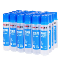得力7302 高粘度50ml液体胶水 24只装 办公用品