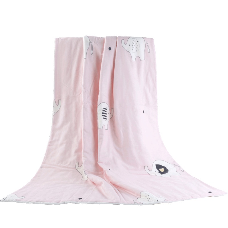 贝贝怡夏季轻薄宝宝四季纯棉薄款空调被191P2045