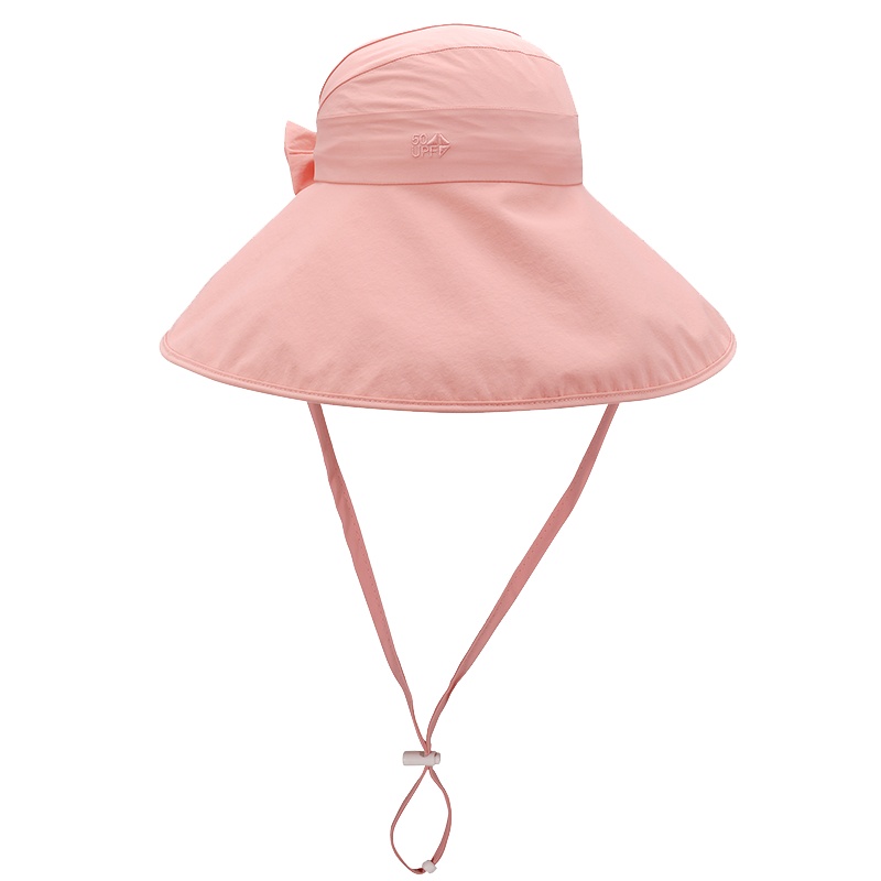 伯希和百搭韩版户外防晒帽女夏遮阳大檐帽防紫外线旅游遮脸沙滩帽