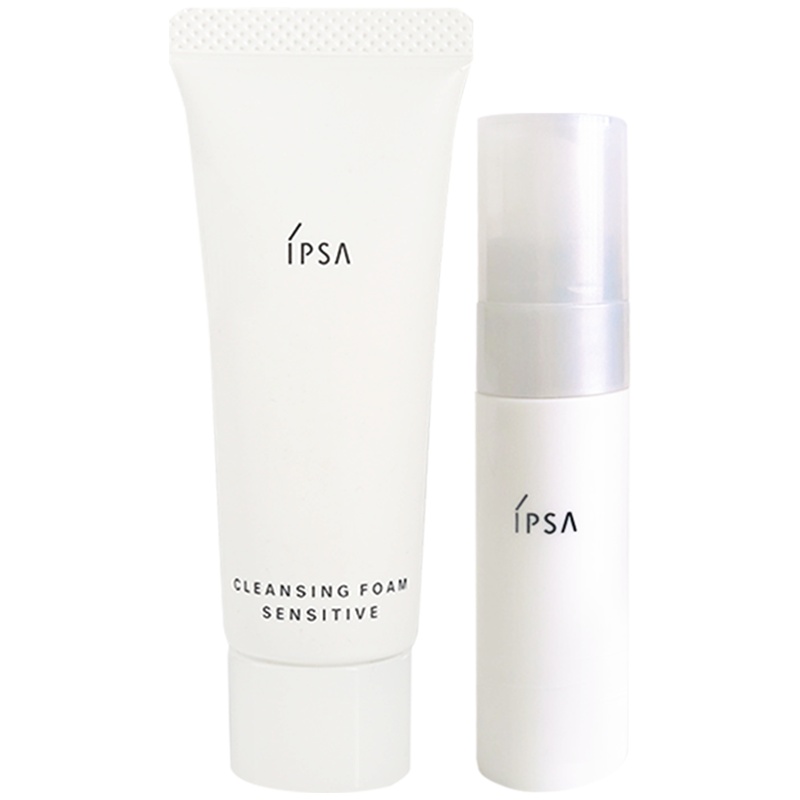 茵芙莎(IPSA)水润倍护防晒乳9ml+茵芙莎舒缓净润洁面乳25g