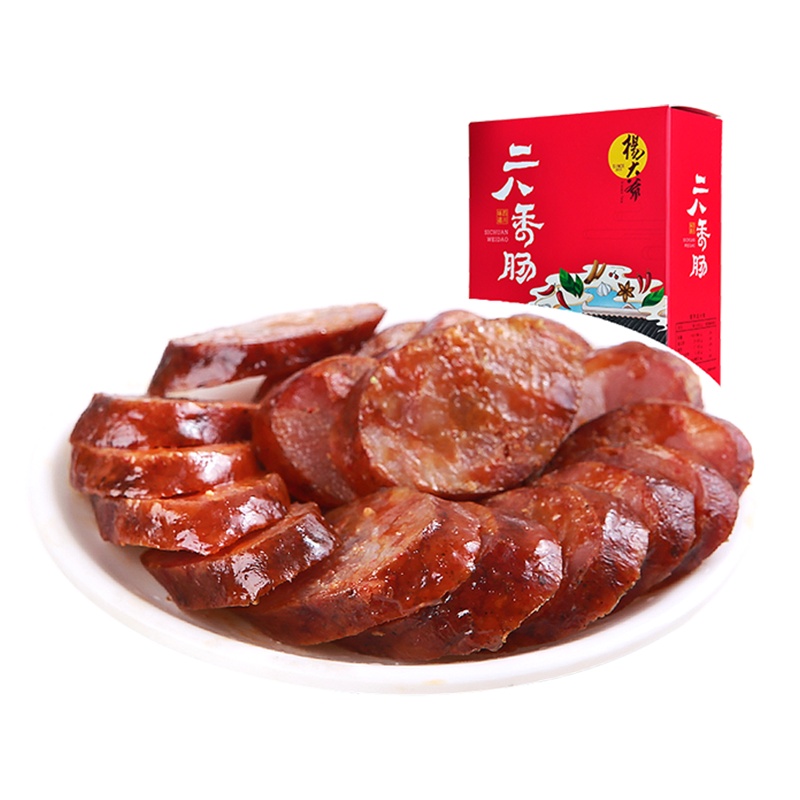 杨大爷二八香肠500g/盒 八分瘦麻辣香肠腊肉香肠辣肠麻辣正宗肠肉肠咸味四川特产