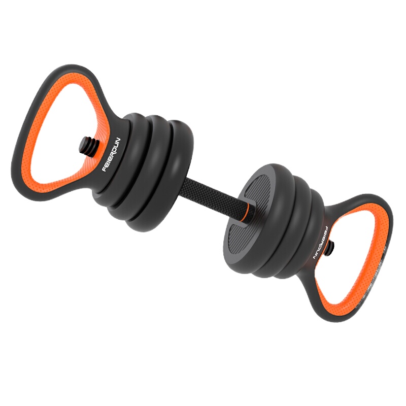 奥克帅(AOKESHUAI) 家用哑铃杠铃 10KG*2 单套装