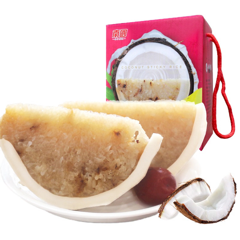 新品南国食品海南特产年货红枣味椰子饭538g方便米饭速食特色美食 ZX
