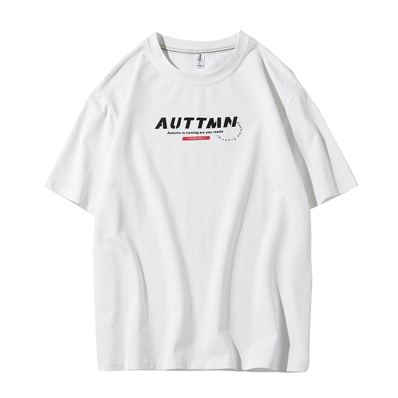 罗蒙（ROMON） 2021夏季新款男装短袖t恤韩版上衣半袖宽松五分袖