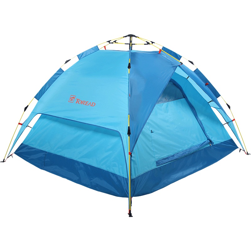 探路者（TOREAD）户外露营沙滩旅行三人双层帐篷防风防雨ZEDF80746