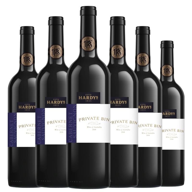 誉加(Accolade Wines)红酒 夏迪系列 木塞赤霞珠红葡萄酒 750ml*6瓶 整箱装(新老包装随机发货)