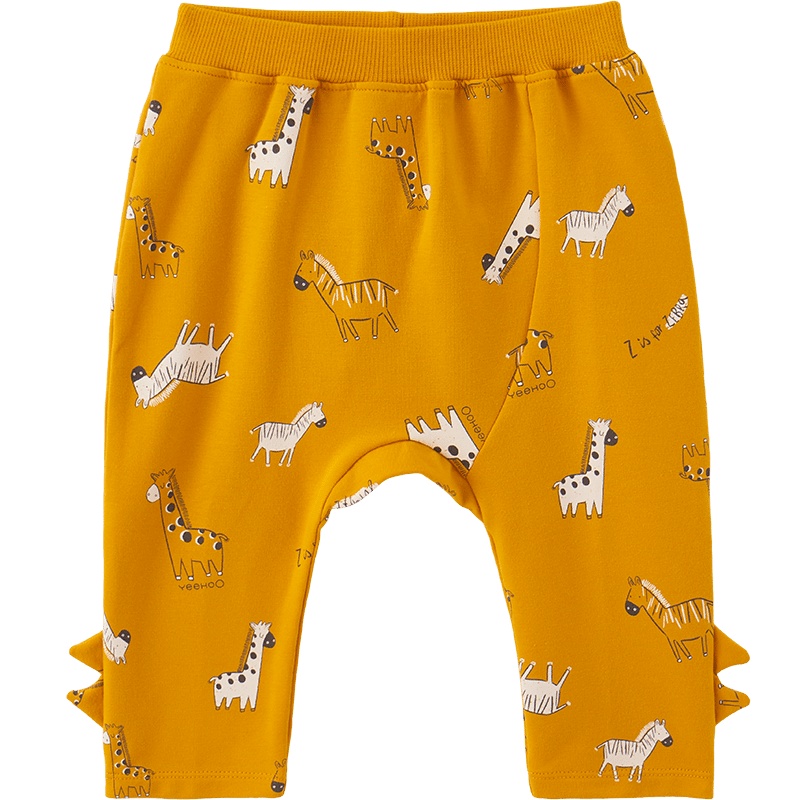 英氏男宝宝裤男童运动裤针织长裤款式可爱春秋 10792236 10792237