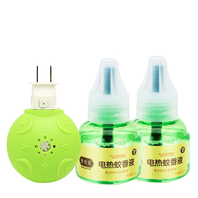 [买2份送1个器]梦贝贝电热蚊香液驱蚊全家适用2瓶液+1个加热器