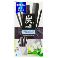 小林制药(KOBAYASHI) 日本进口 木炭香薰棒 室内消臭元 除臭去异味 空气清新剂50ml(清新香本体)