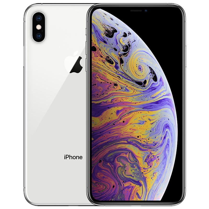 [原封全套标配]Apple iPhone XS Max 苹果新款 美版无锁全新全网通4G手机 A12仿生芯片 新品全面屏智能手机 银色 256GB