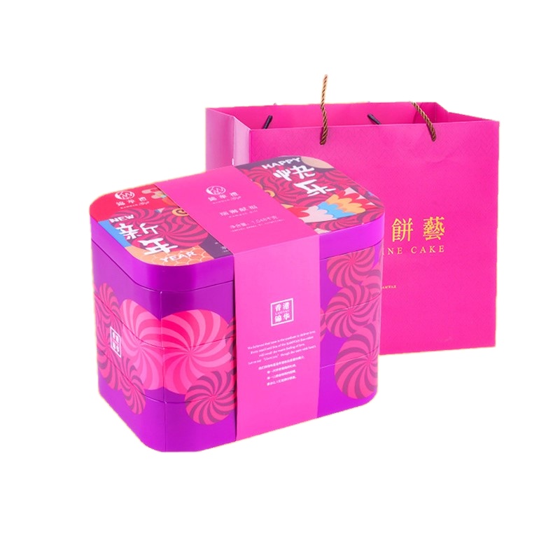 锦华礼 瑞狮献福 年货组合装高档定制坚果糕点零食伴手礼