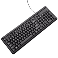 惠普(HP)K100 有线单键盘 黑色 办公键盘 家用键盘
