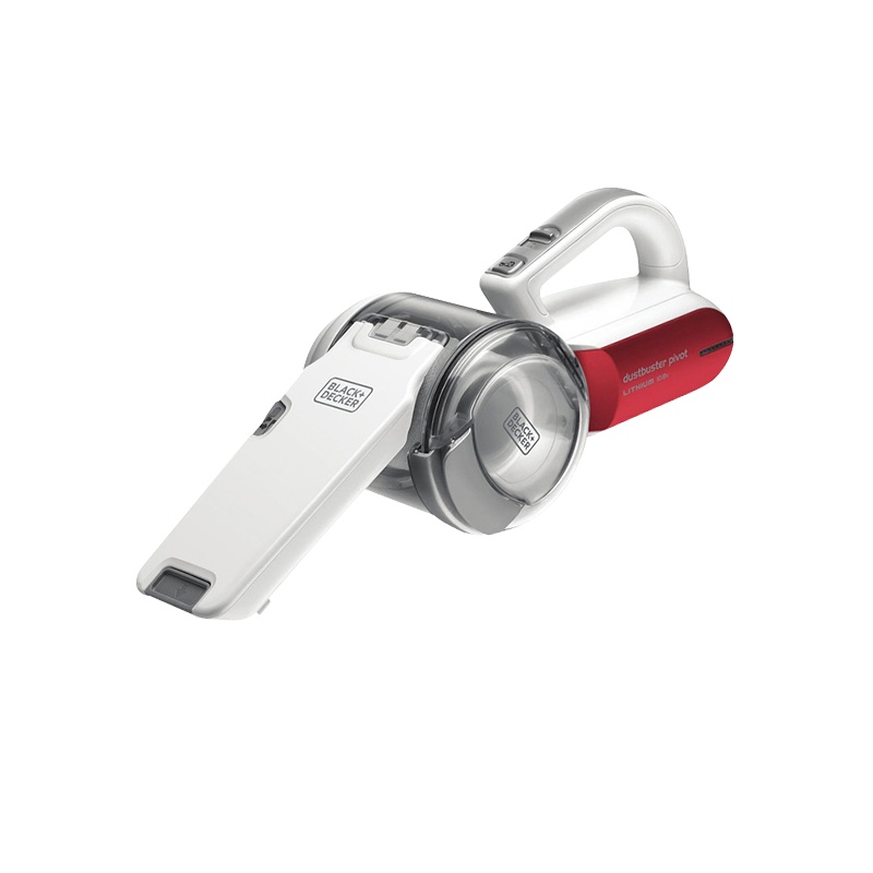 美国百得(blackdecker)吸尘器家用旋转鸭嘴无绳无线手持车载锂电充电强力大吸力小型便携多功能吸尘机PV1020L