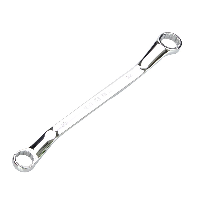 长城精工 公制平板镜抛双梅扳手 镜面抛光双头梅花扳手 34*36mm 311151