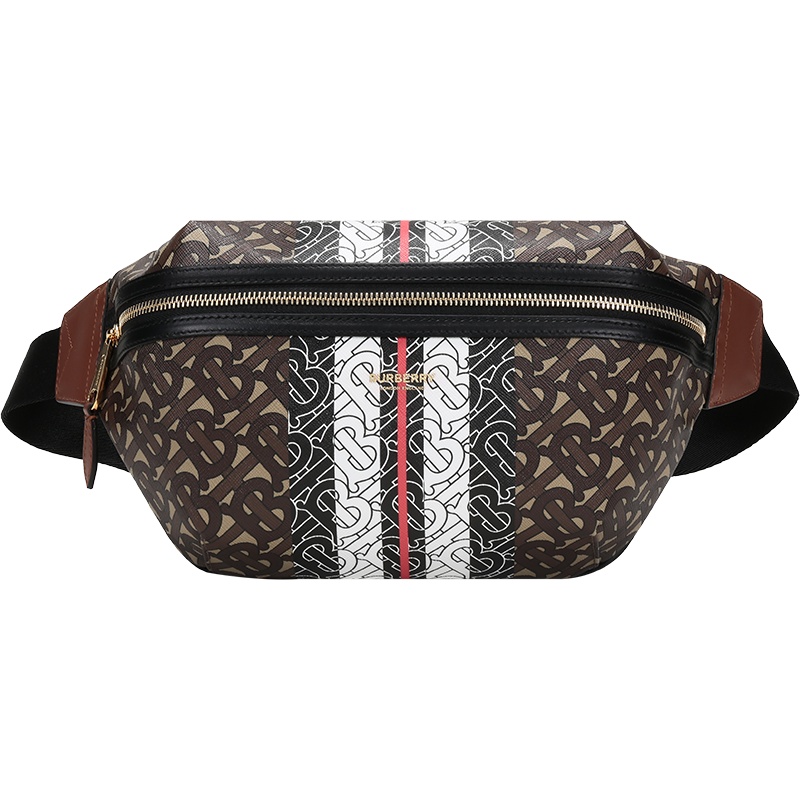 BURBERRY 博柏利 男女通用款 环保帆布胸包斜挎包腰包 80214831