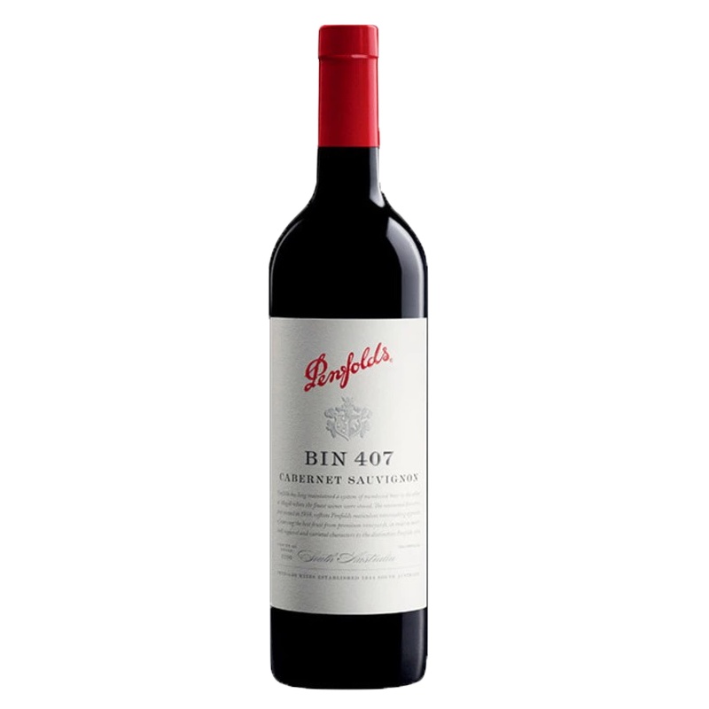 澳洲原瓶进口 penfolds奔富Bin407 赤霞珠干红葡萄酒 750ml