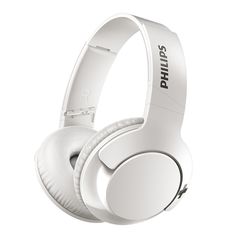 飞利浦(PHILIPS)头戴式蓝牙HIFI无线耳机SHB3175WT 白色 运动音乐游戏通话吃鸡耳机 苹果安卓手机通用