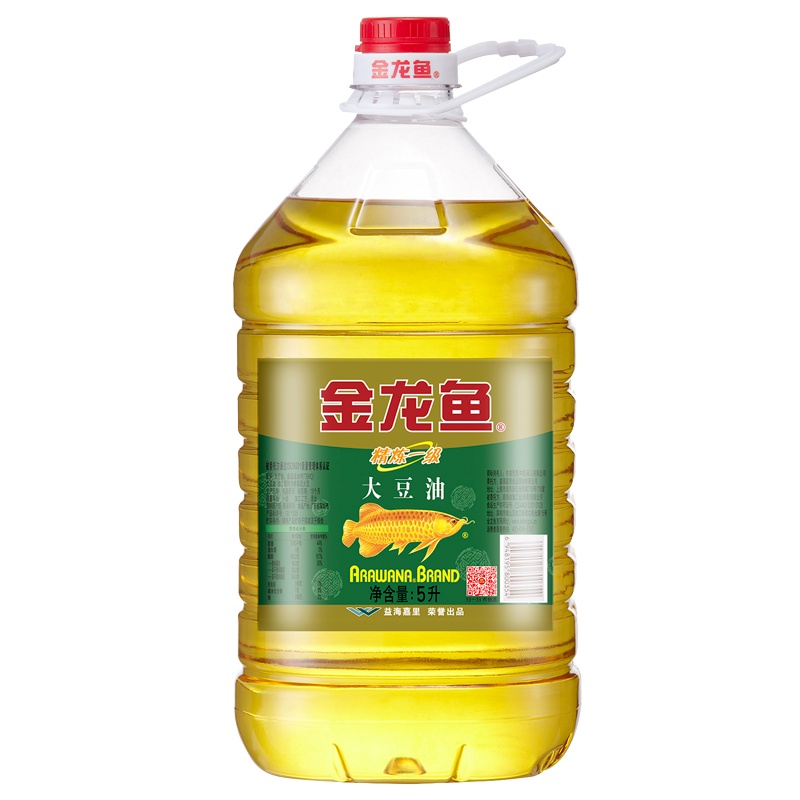 金龙鱼 精炼一级大豆油5L