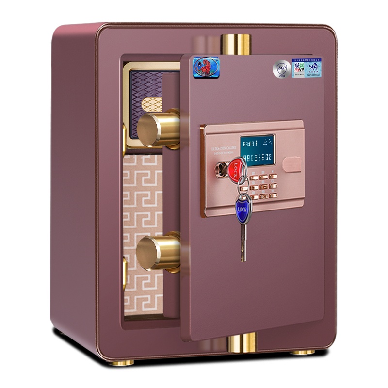 虎牌保险柜家用保险箱办公 3C认证电子保险箱/柜45厘米高FDX-A/D40.IA全钢防盗防撬入墙小型新品
