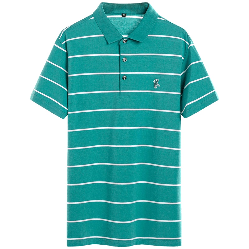 [买1送1]传奇保罗商务POLO衫时尚百搭个性潮流中年大码纯棉吸汗透气春夏新款翻领男士Polo马球衫