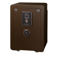 虎王保险箱翼虎3C系列指纹密码保险箱FDG-A1/D-55AZII咖啡色家用办公APP联网报警保险柜