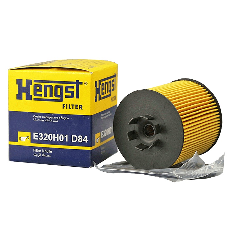 汉格斯特(hengst)机油格滤清器纸芯.原配E320H01 D84适用于劲情 劲取晶锐明锐1代 朗逸1代
