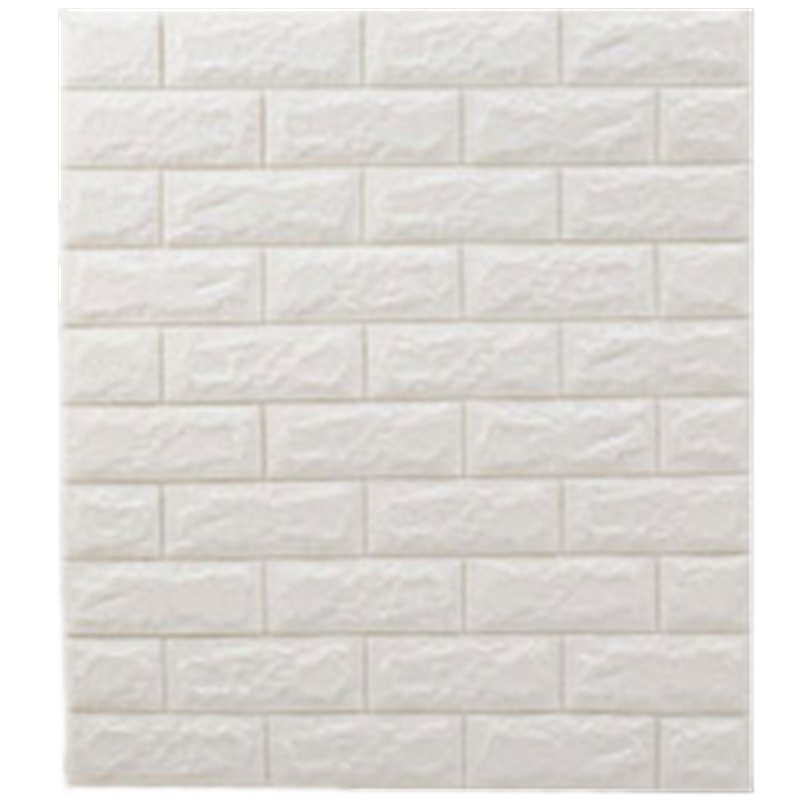 自粘欧式3d立体墙贴客厅卧室砖纹电视背景墙防水壁纸墙纸瓷砖贴纸 抖音款珍珠白77*70优质环保xpe发泡棉欧式巧妈妈