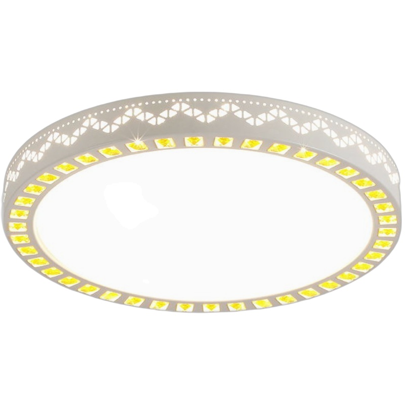 LED吸顶灯客厅卧室灯圆形简约现代大气儿童房间餐厅灯2021新款