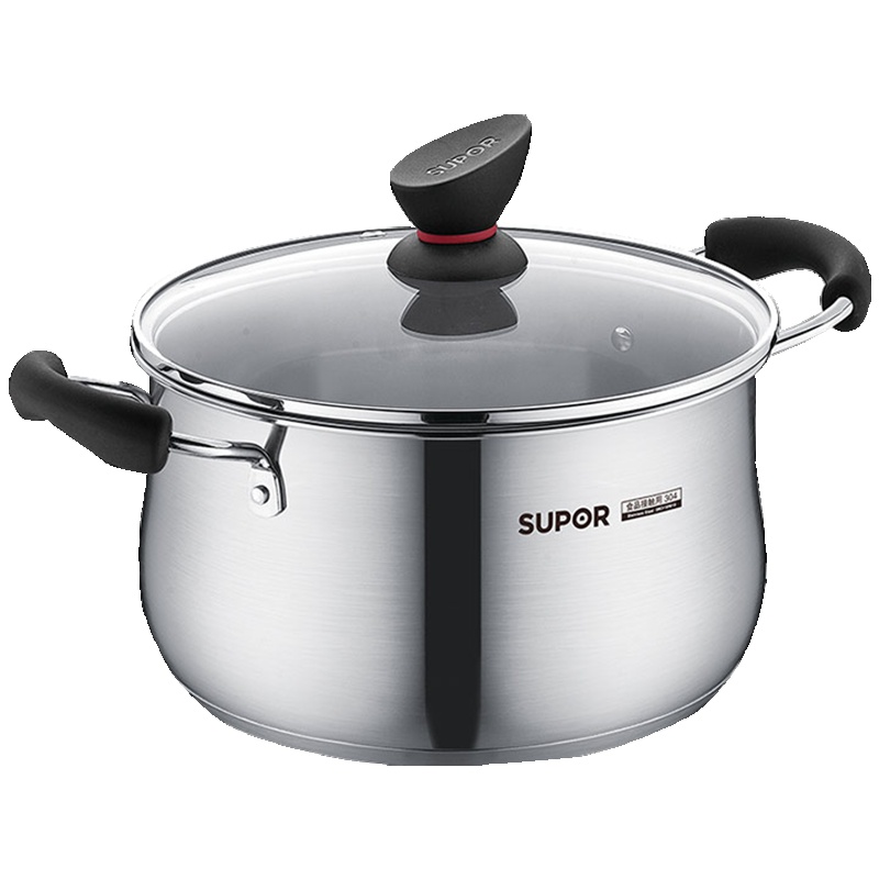 苏泊尔(SUPOR)精致不锈钢汤锅ST22Z1 加厚家用锅具电磁炉燃气灶通用