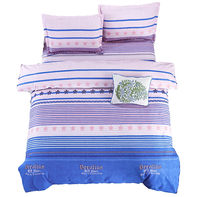 简夫人（Missjian）简约舒适四件套床单被套枕头套家居套件纯色柔软年轻家庭酒店 2.0米床适用