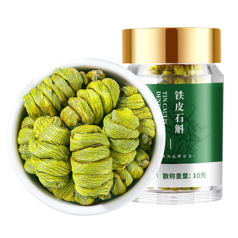 杞里香雁荡山铁皮石斛茶正品枫斗鲜条干条养生花茶粉纯粉非霍山