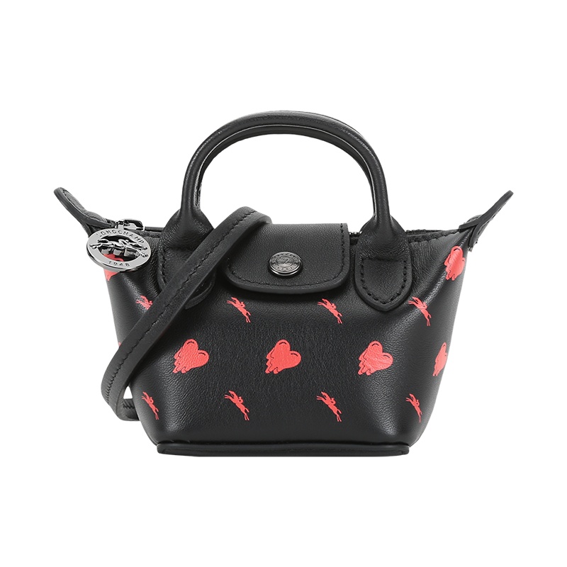 珑骧 LONGCHAMP 女士皮革零钱包装饰包10099 EUA