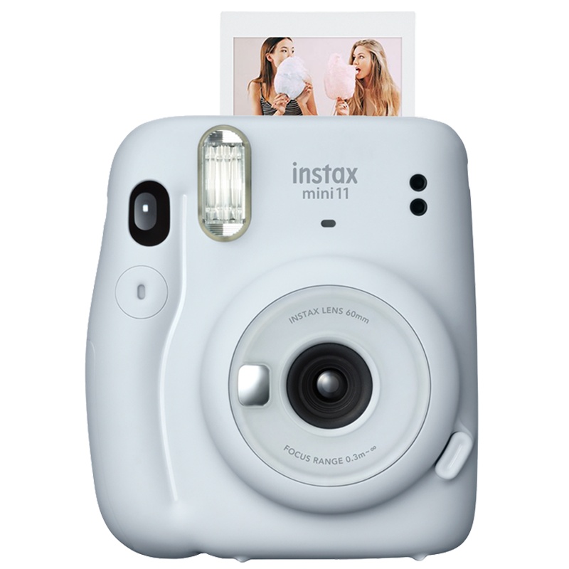 富士(FUJIFILM)INSTAX 一次成像相机 mini11冰晶白 胶片相机 mini8/9升级款 单机标配