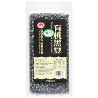 味美发 有机黑豆360g 无染色青仁黑豆 可打豆浆 五谷杂粮粗粮绿芯黑豆黑大豆