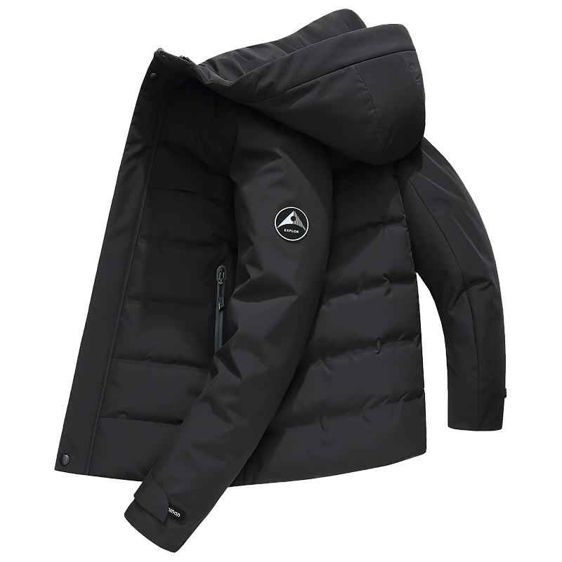 花花公子(PLAYBOY ICON)男士2020年秋冬季短款潮流帅气轻奢休闲羽绒服外套