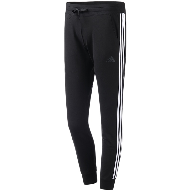 阿迪达斯女服运动长裤三条纹跑步健身运动休闲服装EH3885