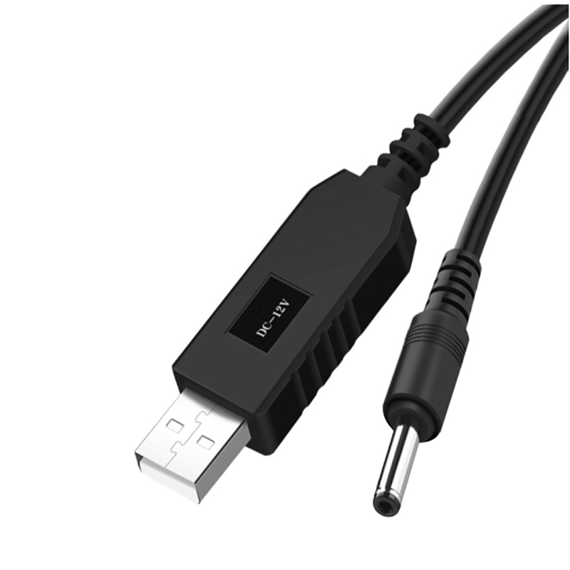 USB升压线充电宝移动电源连路由器光猫应急供电12V 1m 5v3.5mm